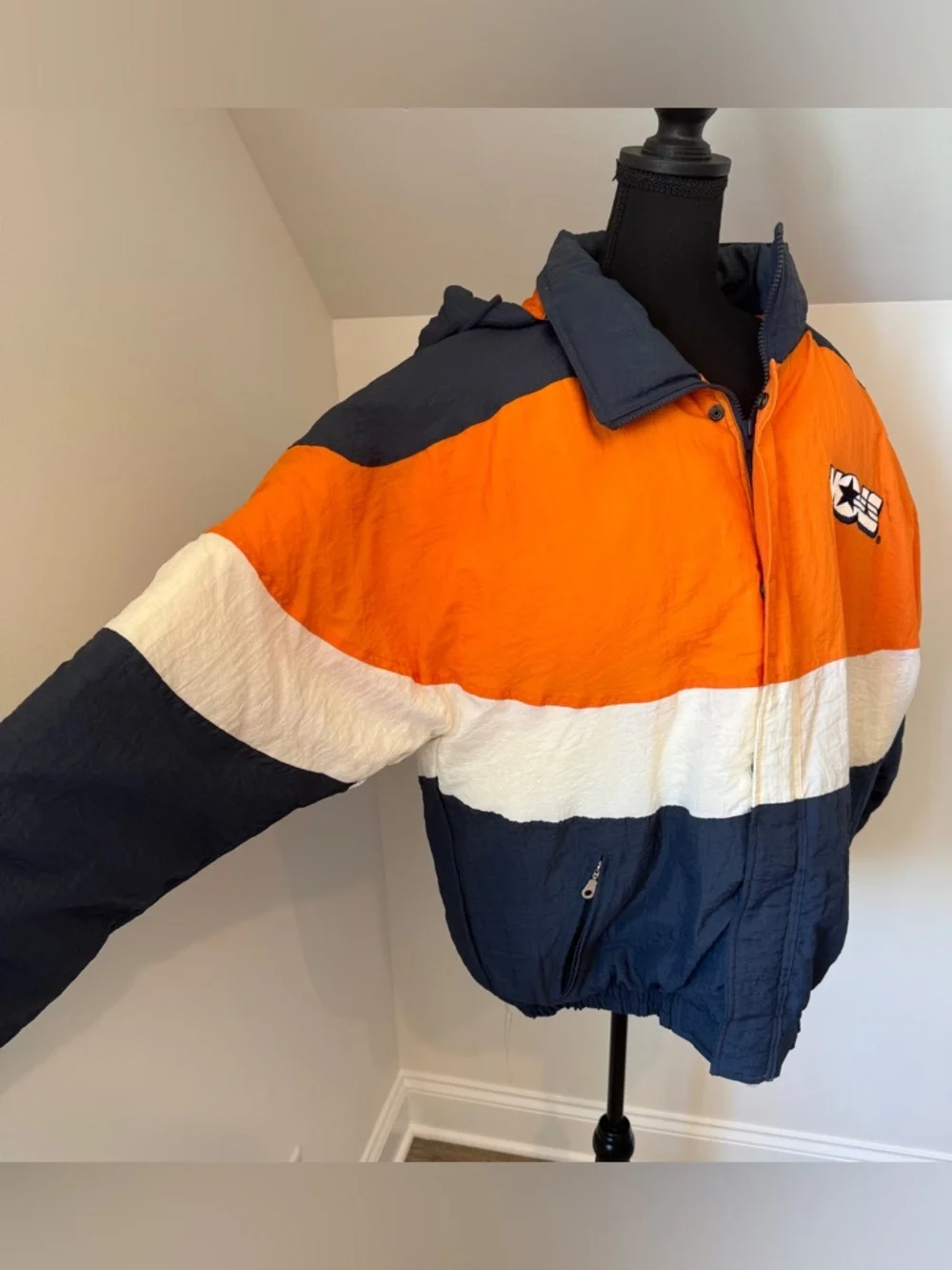 Vintage  Tennessee Volunteers Jacket 90s Colorblock‎ Puffer XL NCAA